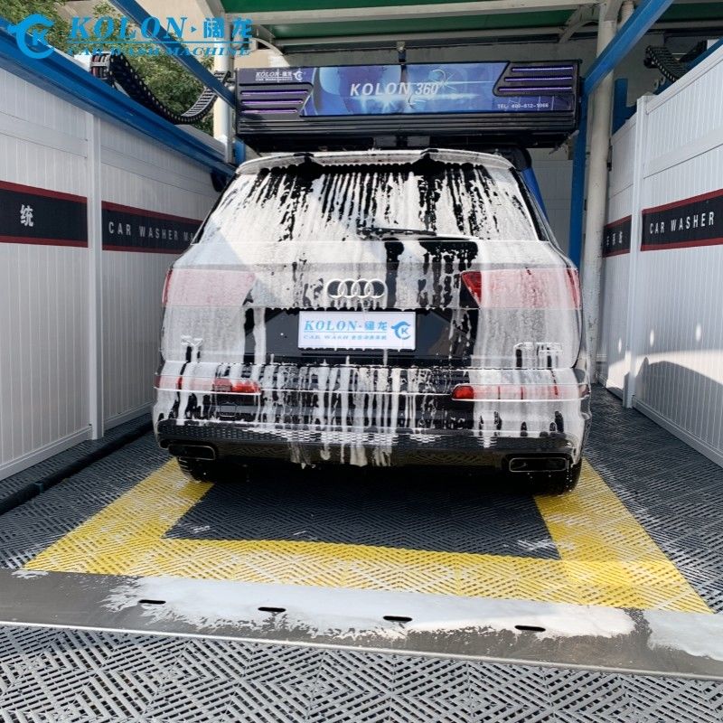 Экономящая рабочую силу Автоматическая безприкосновная машина для стирки автомобилей KL360-1 15кВт Водный насос 12кВт Сушилка воздуха