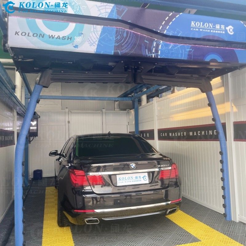 Автоматическая безстылочная безприкосновная машина для стирки автомобилей KL360-2 18.5кВт Водный насос 12кВт Сушилка воздуха