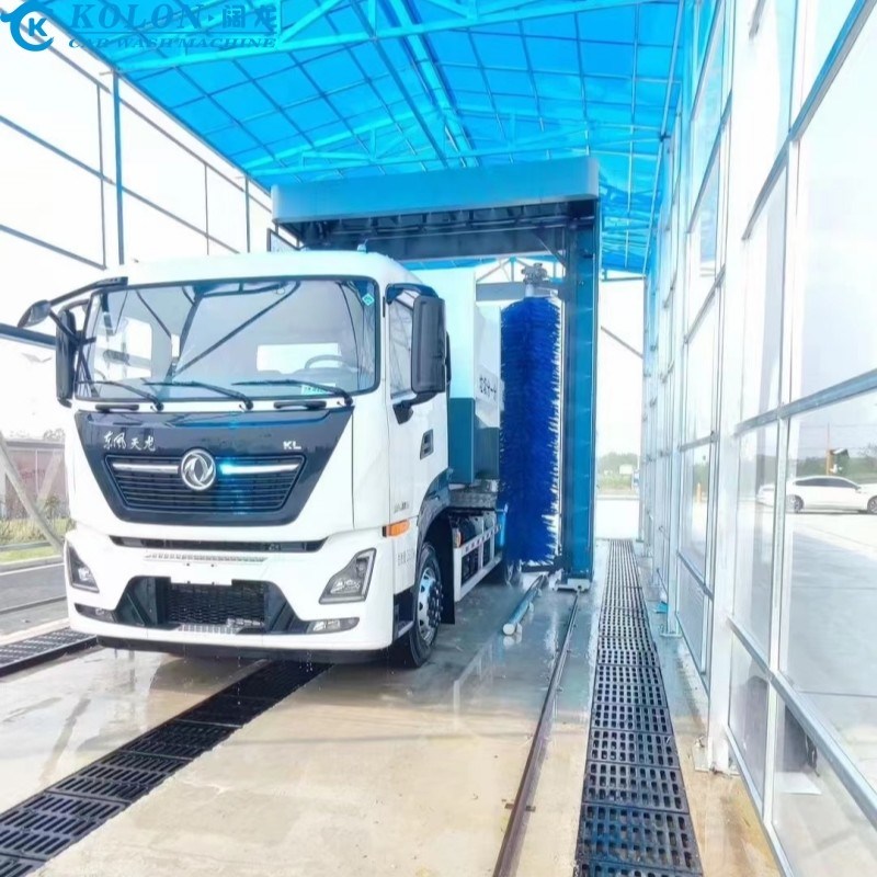 Экономия воды Электрическая система промывки автобусов с потреблением воды 80 л/автомобиль Под управлением PLC