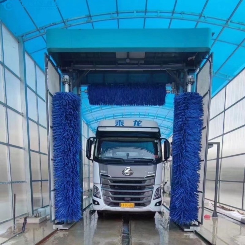 Экономия воды Электрическая система промывки автобусов с потреблением воды 80 л/автомобиль Под управлением PLC